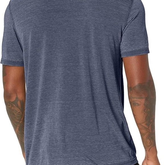 Lucky Brand Mens Venice Burnout Notch Neck Tee Shirt - Picture 8 of 9